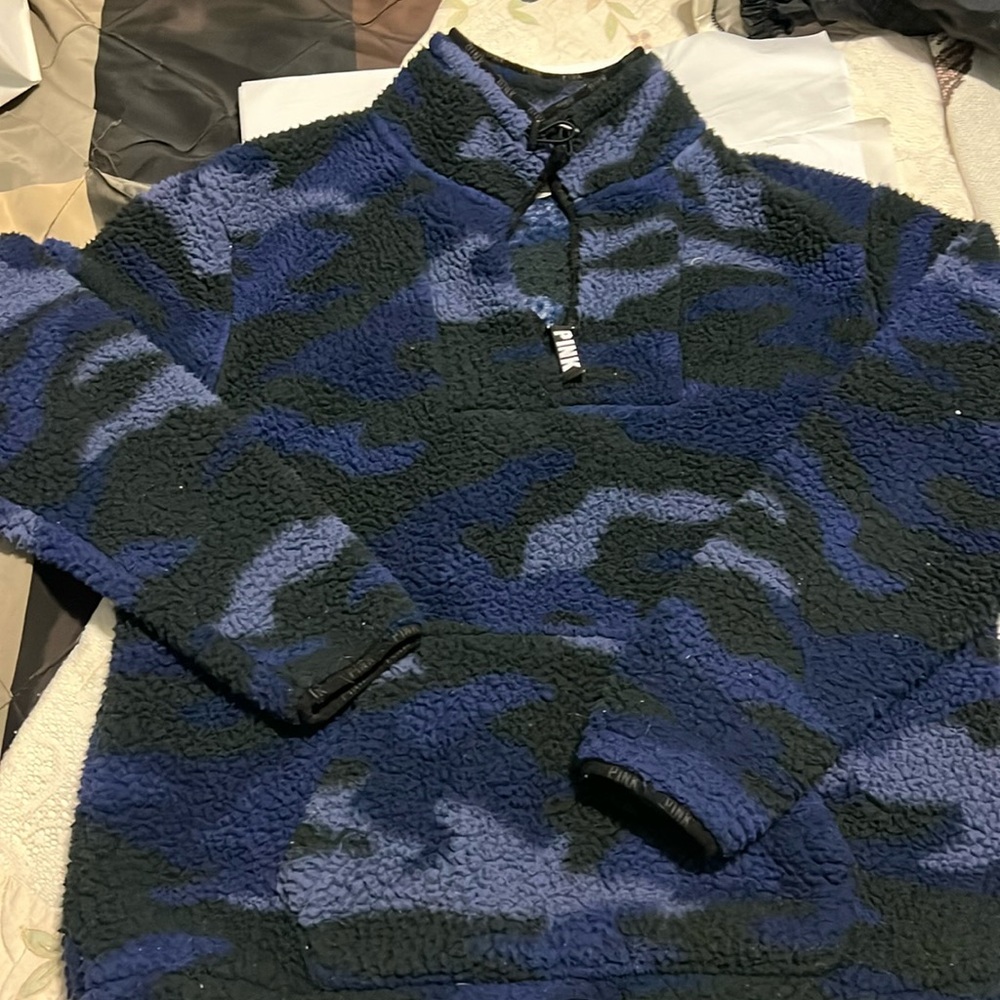 Victoria secret pink camo pullover